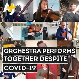 50K views · 1.1K reactions | Members of Rotterdam's orchestra performed a concert from their homes during the coronavirus pandemic. Watch their epic performance of Beethoven's "Ode to Joy": | AJ+ | Facebook