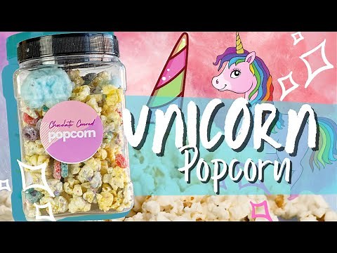 Unicorn Popcorn 🦄 🍿 ✨ Delicious Chocolate Covered Popcorn Tutorial