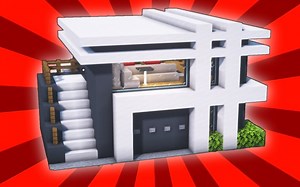 【Minecraft】如何建造小型现代住宅教程（Heyimrobby）