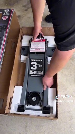 Since Slate Gray is such a popular color in our tool storage, we decided to expand it to our floor jacks! The Pittsburgh Slate Gray Floor Jacks...available in 3-Ton, 3-Ton Low-Profile, and 2-Ton. #HarborFreight #floorjack #unboxing #ASMR