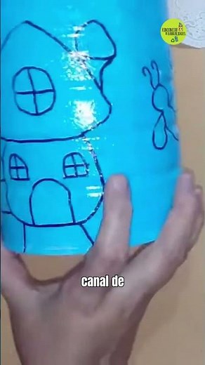 Cute Flower Pot Made from a Can | Craft Corner
