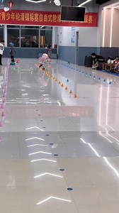 70K views · 3.1K reactions | Wow! Check out these incredible roller #skating skills from an 8-year-old girl, showcasing perfect technique and pure agility, navigating 20 cones easily, all while balancing on one foot! #TrendinginChina | Xi's Moments | Facebook