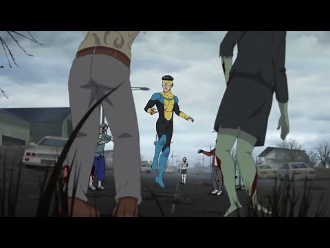 Mark Vs Zombies | The Walking Dead in Invincible?
