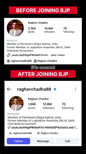 After joining BJP 12.8📉🤣 #वीडियो_पसन्द_आये_तो_फॉलो_जरूर_कर_दियो_भाई