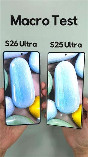 Samsung Galaxy S26 Ultra vs iPhone 17 Pro Max Macro Camera Test