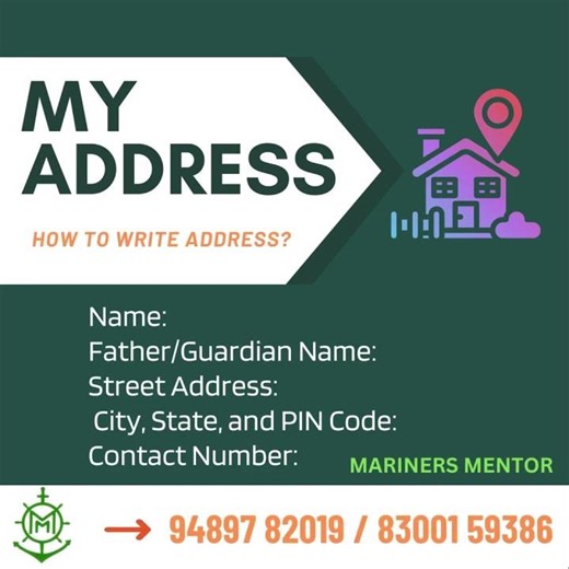 How to Write Address Correctly | Mariners Mentor #education
