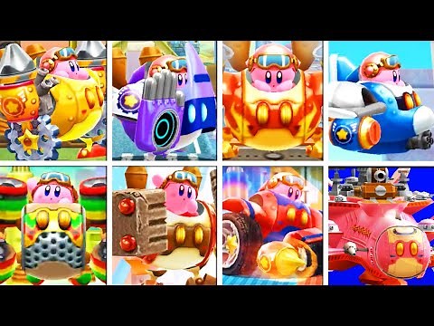 Kirby: Planet Robobot - All Robobot Armor Modes