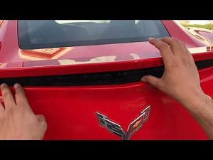C7 Corvette Brake Light Carbon Fiber Stingray Decal