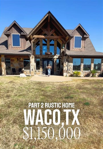 Part 2 Rustic lodge-style living on 7.5 ag-exempt acres in Waco, Texas 🤎 3 bed | 3.5 bath | 3,145 sq ft Comment “info” to learn more 📞 Schedule your private tour today! Danna Guille | Waco, TX REALTOR® 📲 (254) 292-3425 📍 5004 Gholson Road, Waco, Texas Listing Agent: Jeffery Bird , Keller Williams Realty #WacoTX #WacoRealEstate #wacorealtor #ranchstylehome #ranchforsale 2d