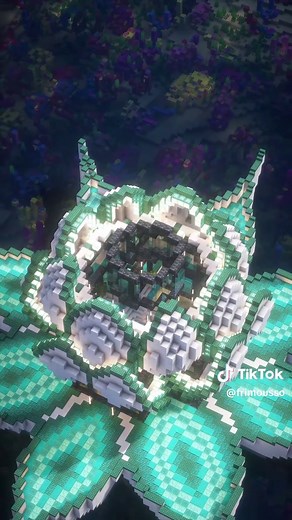 Minecraft Lotus House 3D Build Guide