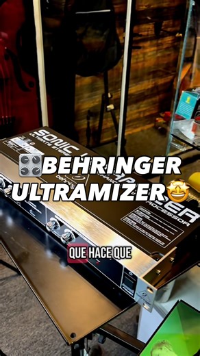Electromania Instrumentos Musicales | 🎛 ¿Tu mezcla suena plana? ¿Tus bajos no pegan y tus agudos se ahogan? ¡Entonces necesitas esto en tu rack YA! 🔥 Behringer Sonic Ultramizer... | Instagram