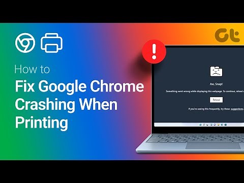 How to Fix Google Chrome Crashing When Printing From Internet