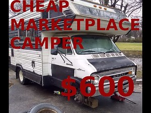 I bought the Cheapest Camper on Facebook Market Place $600 1973 Dodge Sportsman