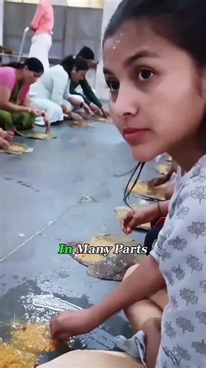Indians' Unique Floor Cleaning Ritual Before Meals