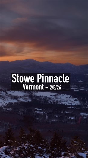 Vermont by C.H.Diegel Photography | It’s always exciting when everything goes right and I’m presented with an otherworldly scene to capture. The Stowe Pinnacle is one of... | Instagram