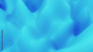 abstract liquid blue substance, inner glow surface like landscape. 4k seamless loop animation. Beautiful color gradients as abstract liquid wavy background. 1