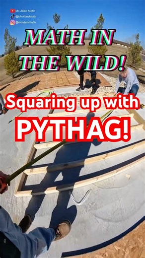 Pythagorean Theorem Saves Construction 📐 #math #construction