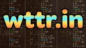 【双语+中配】🌍🔥 wttr.in：命令行查看天气的最强大神器&视觉盛宴！