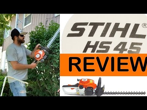 stihl hs45 hedge trimmer review