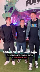 7.3K views · 74 reactions | Faire un crowd control avec W&W : done ✅✨ | Fun Radio | Facebook