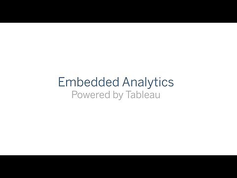 What is embedded analytics?