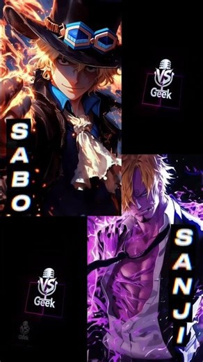 SABO VS SANJI QUIEN GANARA EN UN COMBATE? #anime #versusgeek #onepiece #sabo #sanji #onepieceedit