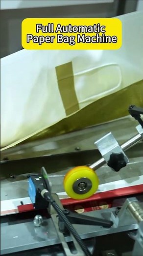 Ounuo Full Automatic Paper Bag Making Machine With Twisted Handle