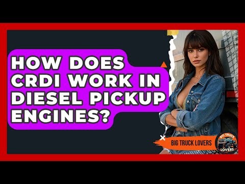 How Does CRDI Work In Diesel Pickup Engines? - Big Truck Lovers
