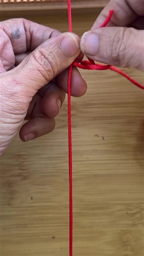 make a red string bracelet for protection, good luck #bracelet #jewelry #howto #shorts #diy