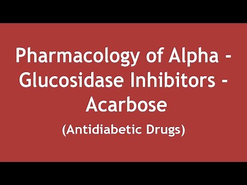 Pharmacology of Alpha - Glucosidase Inhibitors - Acarbose (Antidiabetic Drug) [ENGLISH] | Dr. Shikha