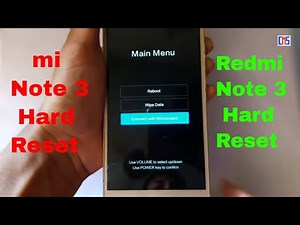 Redmi Note 3 Hard Reset by ‪@TechSelfish‬