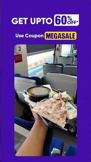 Get Fresh Food Delivered on Your Train Seat | Save Up to 60% with RailRestro