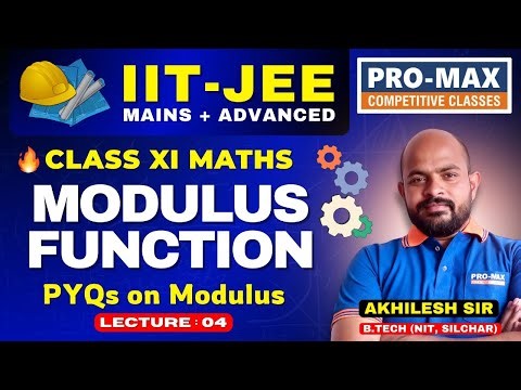 Modulus function Part 5 IIT JEE (Mains + Advanced) PYQs of Mains And Advanced 2025