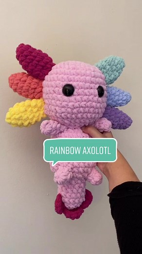 How to Make a 3D Rainbow Axolotl with Rainbow Loom