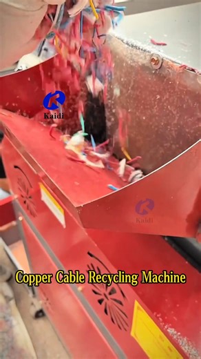 Watch this small copper cable recycling machine in action! It quickly crushes old copper cables and automatically separates copper from plastic. ✅ Efficient and fast ✅ Automatic copper and plastic separation ✅ Ideal for small-scale recycling Contact email:alice7136975@gmail.com Whatsapp: 86 15137139420 Would you like to use this machine at home? Comment below! | Shredder Crushe Granulator