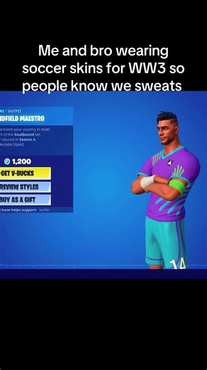 Everyone will be running away from us #soccerskin#WW3#fornite#fyp#japan