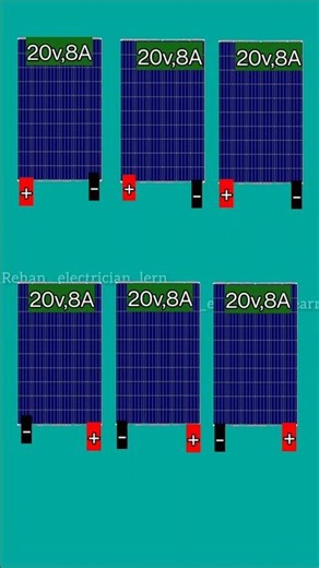 series connection kaise karen solar panel#electrical #video #shots