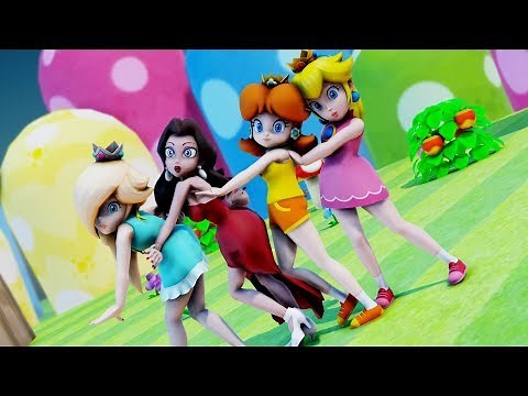 [MMDxMario] Poker Face -Peach, Daisy, Rosalina, Pauline-