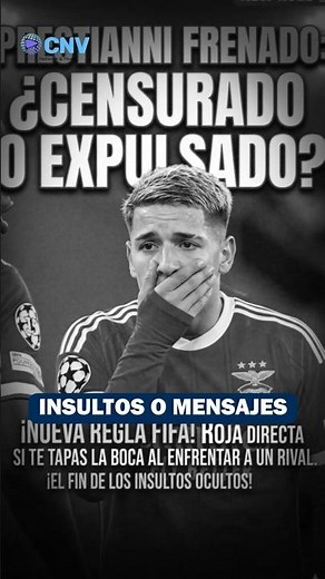 FIFA will punish with a red card those who cover their mouths on the field