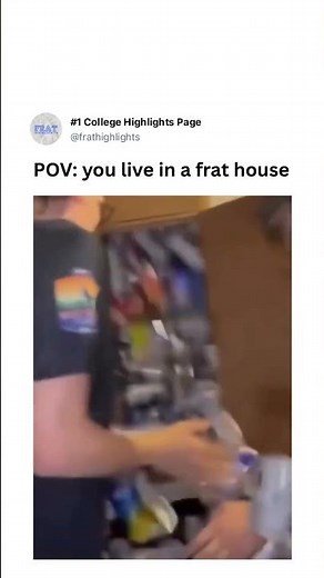Living in a frat house be like 🤣