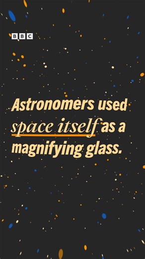 To see the furthest star we've ever seen, astronomers used space itself as a magnifying glass! 💫🔍 #StarFacts #SpaceFacts #DidYouKnow | BBC Earth