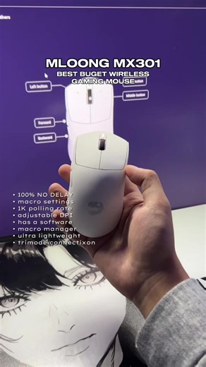 Mloong MX301 Gaming Mouse Review: Affordable Quality