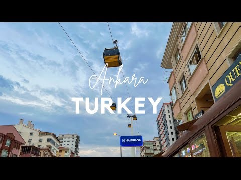 WALKING TOUR | Take the teleferik (cable car) ride with us in Ankara, Turkiye