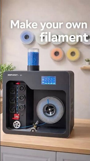 Make Your Own Filament at Home #3dprinted #filament #3dpany