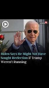 11 reactions | US President Joe Biden said he may have decided to serve just one term if Donald Trump were not seeking to return to the White House. #UnitedStates #US #DonaldTrump #JoeBiden #WorldNews | News18 | Facebook