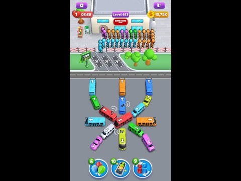 Crowd Express Boarding Puzzle Level 663 - Super Hard