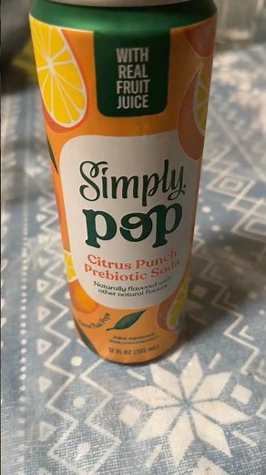 Simply Pop Citrus Punch – 1 Minute Prebiotic Soda Review!