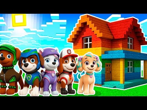 😱 Construí base para los NUEVO Paw Patrol en MINECRAFT!