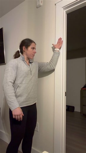 Shoulder External Rotation Wall Push Hold (varying positions)