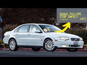 “Brake Failure, Stop Safely” warning in Volvo cars